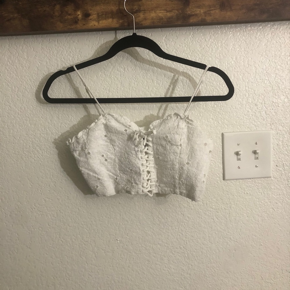 White Crop Top